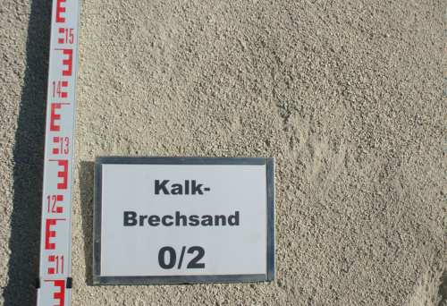 Jurakalk Brechsand 0-2 mm