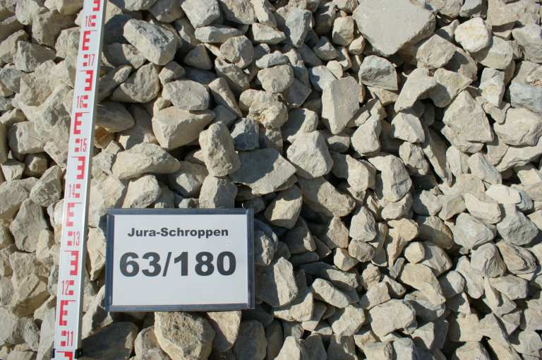 Jura Schroppen gelb 63-180 mm