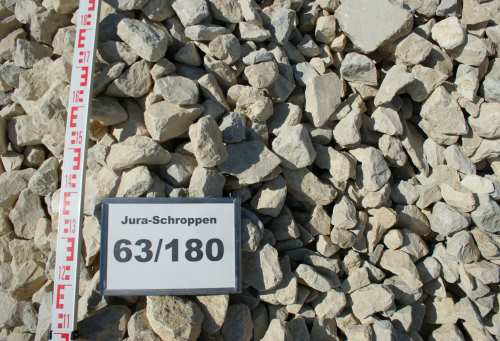 Jura Schroppen gelb 63-180 mm